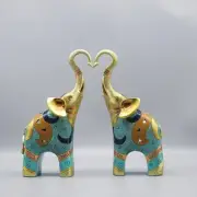 Good Luck Elephant Decor for Home Large Gold Elephant Statue for Home Decor
