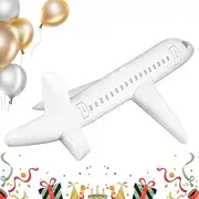 Plane | Swimming Pool Airplane Decorations Toys - Inflatable Airplanes Aircraft Inflates Plane Inflated Toys for Birthday Shower Party Decoration Supplies