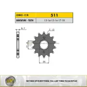SUZUKI GSX 1400 FROM 2001 TO 2008 FRONT SPROCKET SUNSTAR PITCH 530 WITH 14 TEETH