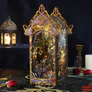 Law Of The Night Ornate Music Book Nook DIY KIT Wooden Puzzle Box