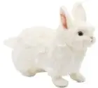 HANSA Real Stuffed Snow Rabbit No.4671