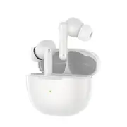 HT03 ANC Fone Bluetooth Earphones Noise Canceling Wireless Headphones Gaming Headphone With Microphone Handfree Earbuds - White