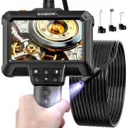 Endoscope with Light - IP67 Waterproof Borescope with 8 Adjustable LED Lights...