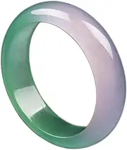 [Generic] Emerald Bracelet Women's Emerald Emerald Jewelry Purple Green Emerald Stone Bracelet (Color : D, Size : 54-56MM)