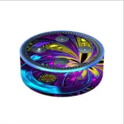 Skin Decal for Amazon Echo Dot (2nd gen) / Purple Beautiful Design