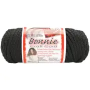 Pepperell Bonnie Macrame Craft Cord 4mmX50yd-Black BB4-50-042