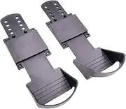 Hellery 2 Pieces Rowing Machine Pedals Elliptical Machine Pedals for Home Exercise