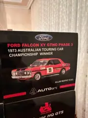 1/18 87360 FORD FALCON XY GTHO Phase 3 #9 ATCC WINNER (1/6000) MOFFAT, ALLAN