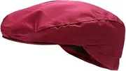 [Beavorty] Chef Beanie Hat Red Chef Cap for Men and Women Breathable Waiter Hat for Restaurant Hotel and Catering Services Comfortable and Professional Look