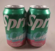 Sprite Chill Cherry Lime Soda - 2 Full 12 oz. Cans