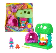 Imaginext DreamWorks Trolls Flower Fun Campsite Playset w/ Poppy Figure & 4 Pcs