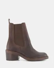 Shelly Shen Zest/Dark Brown Womens Boots 39