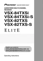 Pioneer VSX-84TXSI Receiver Owners Manual