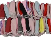 50 Pcs Finger Sleeves Small Cotton Finger Cots Glove Finger Guard Protective Needlework Thumb Protector Fingertip Covers for Sewing