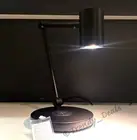 Ikea NYMANE Work Desk/Table Lamp w/Charging Base Steel, Black - NEW