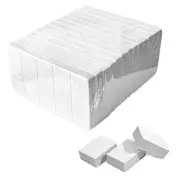 Nail Mini White Buffer Block File 80/100 Grit 2 Sided (130pc White)