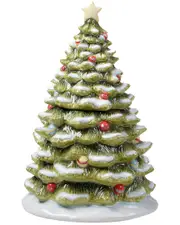 Certified International Evergreen Christmas Cookie Jar