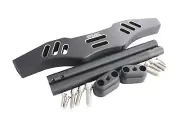 PMC USA STREETFIGHTER BILLET CUSTOM TOP TRIPLE CLAMP HANDLEBARS RISERS YOKE