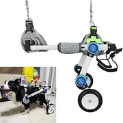 Lightweight Dog Wheelchair Small & Medium, Doggie Wheelchairs for Back Legs, Pet Stroller Dog Mobility Harness, Adjustable Pet Wheelchair (Size : XXXS)