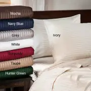 Gracy Bedding 1000TC Egyptian Cotton 1 PC Bed Skirt AU Emperor Size Strip Colors