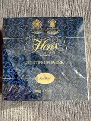 Vtg FLORIS of London Red Rose Dusting Powder 200g 7oz New CELLOPHANE SEALED BOX