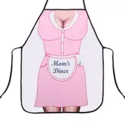 Mom's Diner Funny Novelty Kitchen Apron