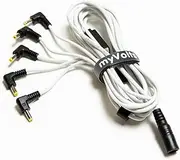 5-Way Power Splitter Cable for Korg Volca by MyVolts - White (5-Way Splitter only)
