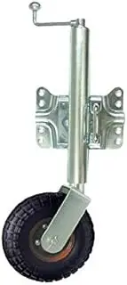 Pneumatic Jockey Wheel Adjustable Swing-Away 250mm Tire Boat Marine Trailer