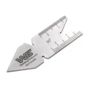 60 Degree Fishtail Center Gauge Screw Thread Pitch Gage Lathe Cutting Tool