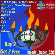 Pokémon Sword and Shield ✨ Shiny Chandelure ✨ W/ Best 6IV Customizable