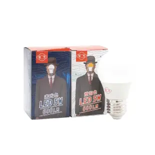 【旭光】10入組 LED燈泡 5W 白光 黃光 E27 全電壓 LED球泡燈