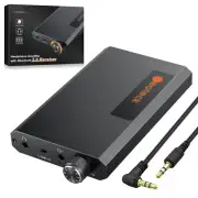 Neoteck Portable 3.5Mm Headphone Amplifier with Bluetooth 5.0 Receiver