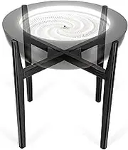 Homedics Drift Sandscape Solid Wood Sand Table Stand Compatible with drift 21” , ST-400-BK, ST-400-CE, Black Walnut (Stand Only, Drift Sold Separately)