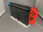 Nintendo Switch Dock Wall Mount and Cartridge Game Holder - Holds 7 Carts White