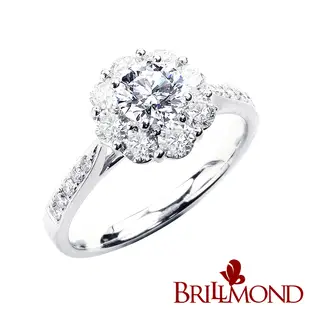 【BRILLMOND JEWELRY】 GIA 50分 D/VS2 3EX NONE 燦爛永恆鑽戒(高規格GIA 50分無螢光主石)