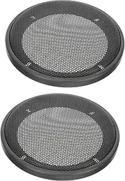 KICHOUSE 4 Inch 5 Inch Car Speaker Grille Subwoofer Modification Net Covers Audio Speaker Covers Easy Install Iron Plastic