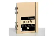 Hahnemuhle Spiral Kraft Sketch Book 120gsm - A4 160pgs