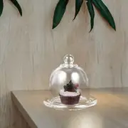 Glass Cake Stand with Dome Cake Holder - Cake Display Stand