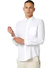 [Ben Sherman] Classic Oxford Long Sleeve Shirt in White