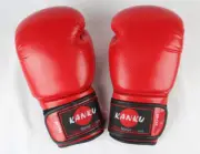Kanku Red Boxing Gloves 6, 8, 10, 12, 14, 16 Oz for Training Sparring Bag