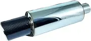 Car Exhaust Modified 89mm Carbon Fiber Material Tailpipe Sports Car Sound Blast Street Exhaust Silencer(76-90mm)