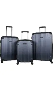 kenneth Cole Reaction Out of Bounds Lightweight 4-Wheel Spinner 3PC Set, Navy