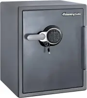 604.12mm (H) Sentrysafe Fireproof and Waterproof Gray Steel Home Safe with Digit