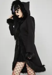 [Widow] Cold Soul Faux Fur Coat