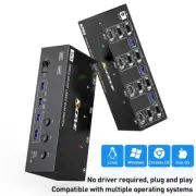 KVM Switch 3 Computers 3 Monitors HDMI+2*DisplayPort USB3.0 KVM Switcher 8K@60Hz