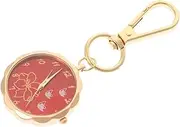 [SAFIGLE] Nurse Table Pocket Watch Fob Wallet Clip on Watch Bag Charm Keychain Pocket Watch Watches Second Student Keychain Watch For Women Hand Watch for Men Retractable Keychains Alloy Red