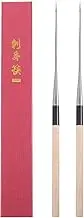 Housoutil Stainless Sushi Chopsticks Point Tip Japanese Style Set of 2 Reusable Home Tableware