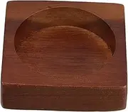 WEKADRIN Grinder Bottle Base Grinder Tray Shaker Chili Wood Bottom Small Table Salt Table Stand Base Grind Angle Counter Kitchen Storage Tray Holder Sauce Pedestal Bottle Grain Coffee Wood