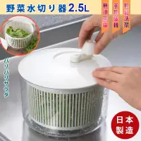 在飛比找博客來優惠-日本製 沙拉蔬果清洗脫水器手搖瀝水籃 蔬菜旋轉脫水機 濾水籃