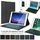 Backlit Keyboard Smart Cover For iPad 9th Gen case 8th 7th Gen/Air 3/Pro 10.5"